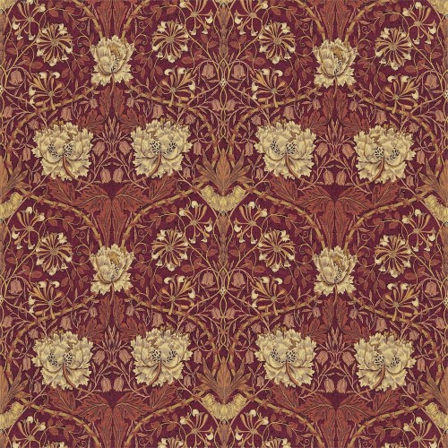 Ткань Morris HONEYSUCKLE & TULIP DMORHO203 ( 220618 каталог Morris Fabrics III Co)
