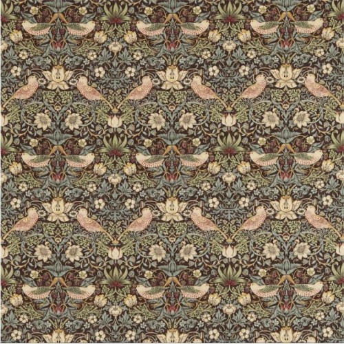 Ткань Morris STRAWBERRY THIEF 220311 (226465 каталог The Craftsman Fabrics )